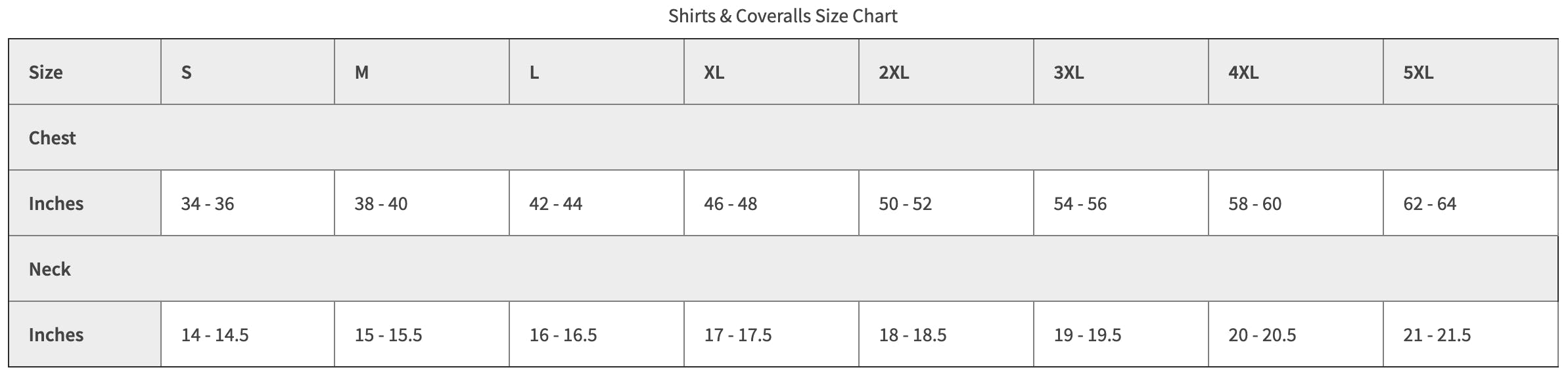 Mens suit size chart on sale australia